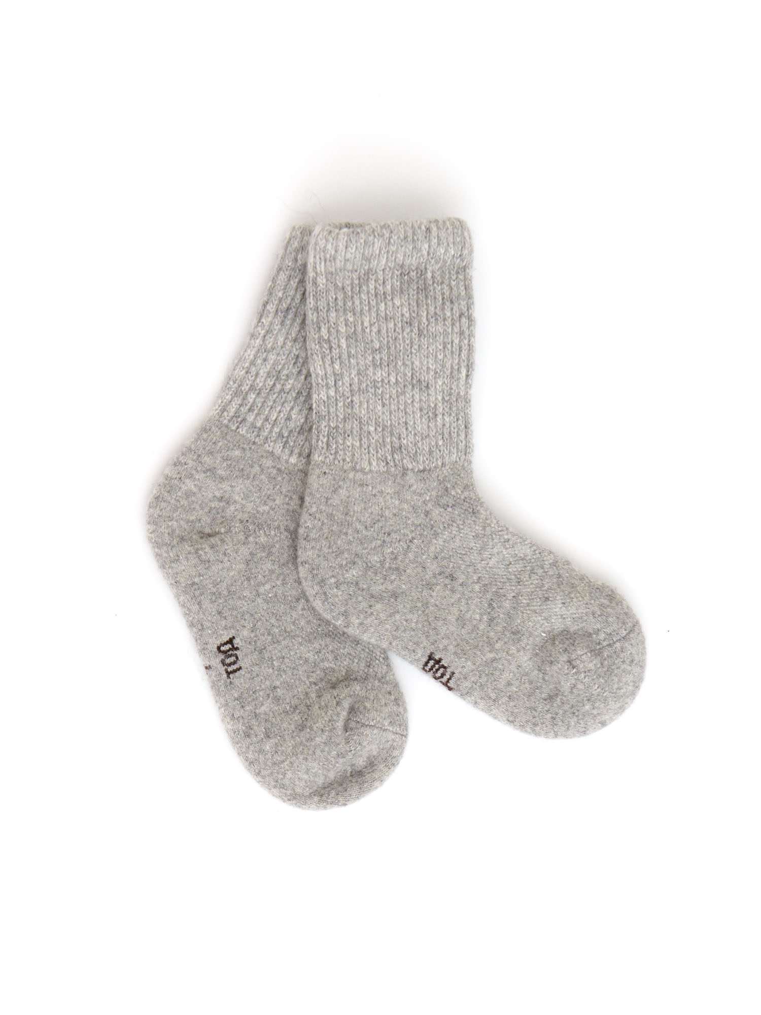 Детские носки из монгольской шерсти 4с ТОД ОЙМС ХХК, цвет серый, размер 4 (16-18 см) - фото 1