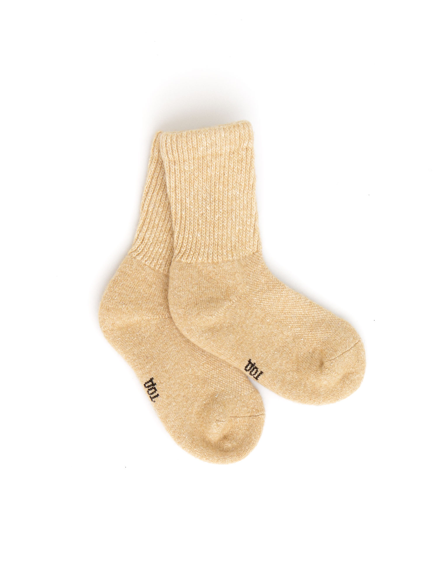 Детские носки из монгольской шерсти бежевые 2 (12-14 см) ТОД ОЙМС ХХК, цвет бежевый, размер 2 (12-14 см) Детские носки из монгольской шерсти бежевые 2 (12-14 см) - фото 1