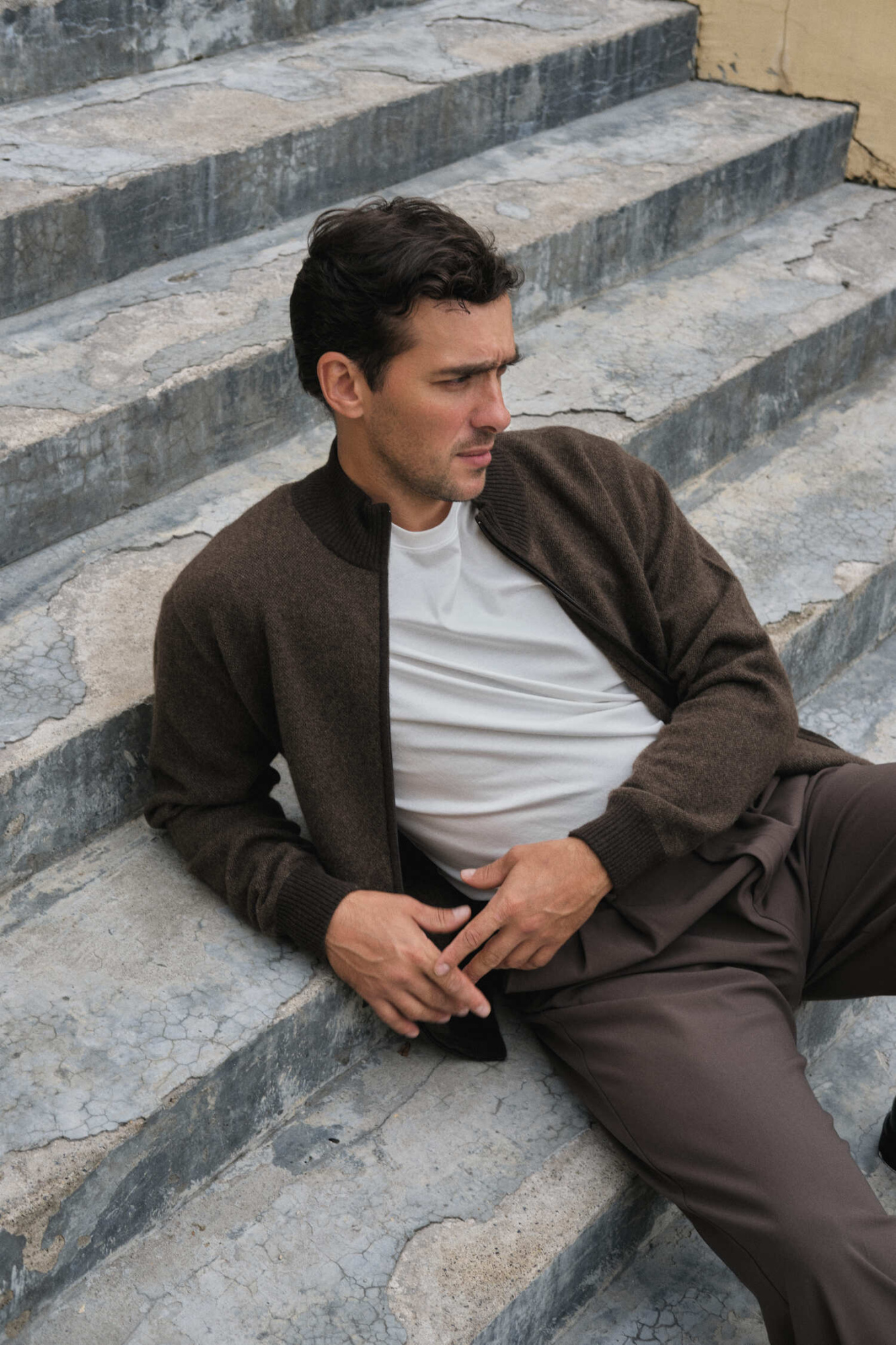 кардиган из пуха яка мужской кардиган из пуха яка мужской