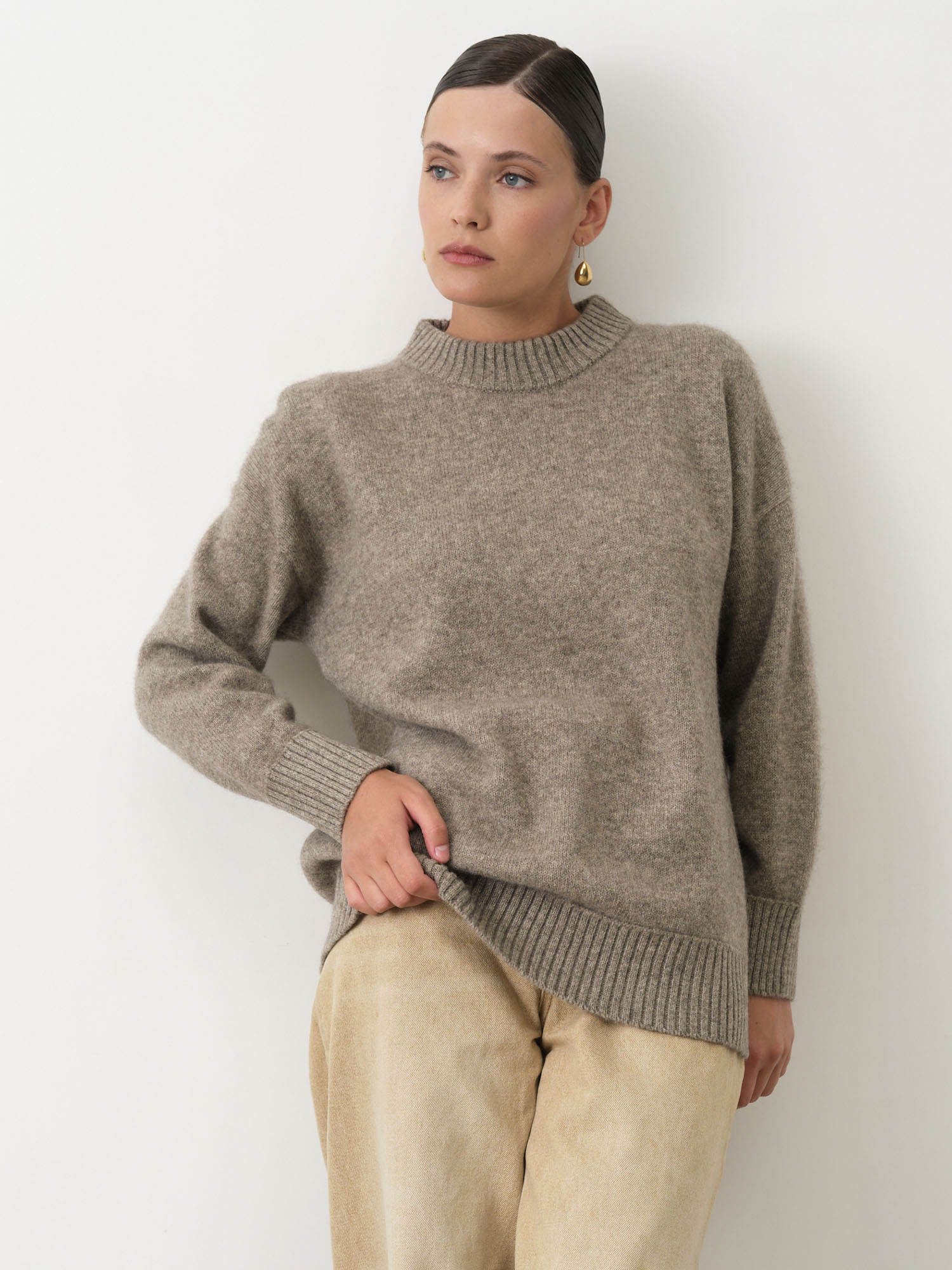 джемпер из пуха яка